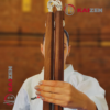Nunchaku Octogonal de madera union con soga
