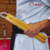 Nunchaku Octogonal de madera union con soga