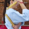 Nunchaku Octogonal de madera union con soga